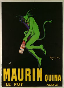 Reklameplakat for "Maurin Quina", Le Puy, Frankrig